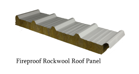 fireproof rockwool roof panel