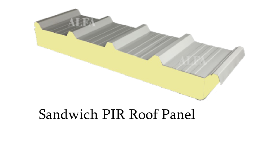 sandwich pir roof panel